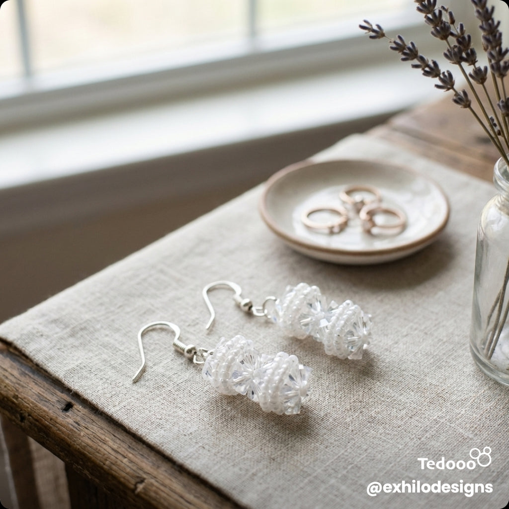 Pearl earrings