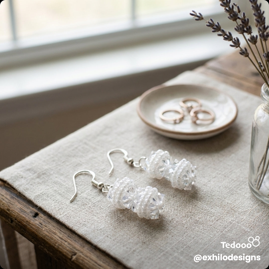 Pearl earrings