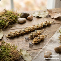 Beaded Jasper Bracelet And Earrings Set